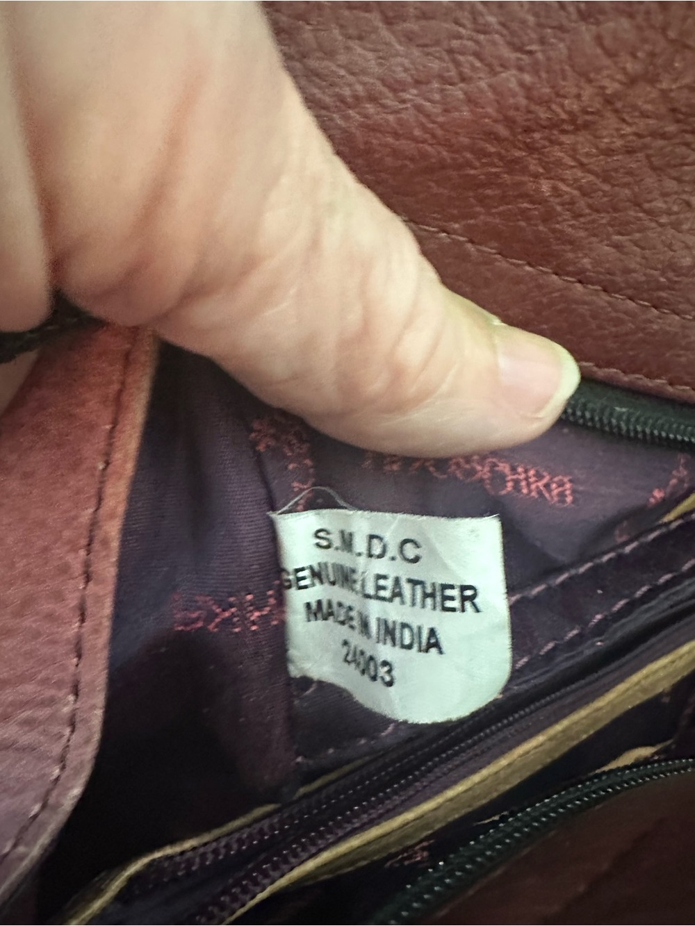 Anuschka # 181 large hobo tote and matching zip Around Wallet “Flying Jewels” - Picture 11 of 16